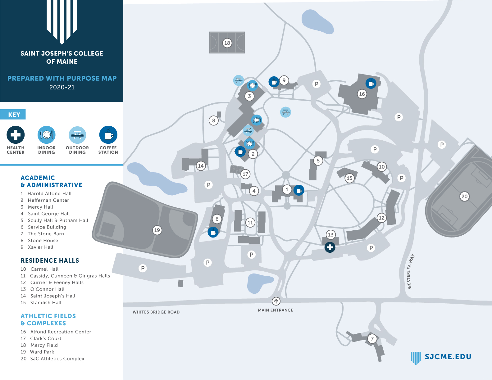 St Joseph S College Map Modern Supervisor Program (Maine Location) | Cftea