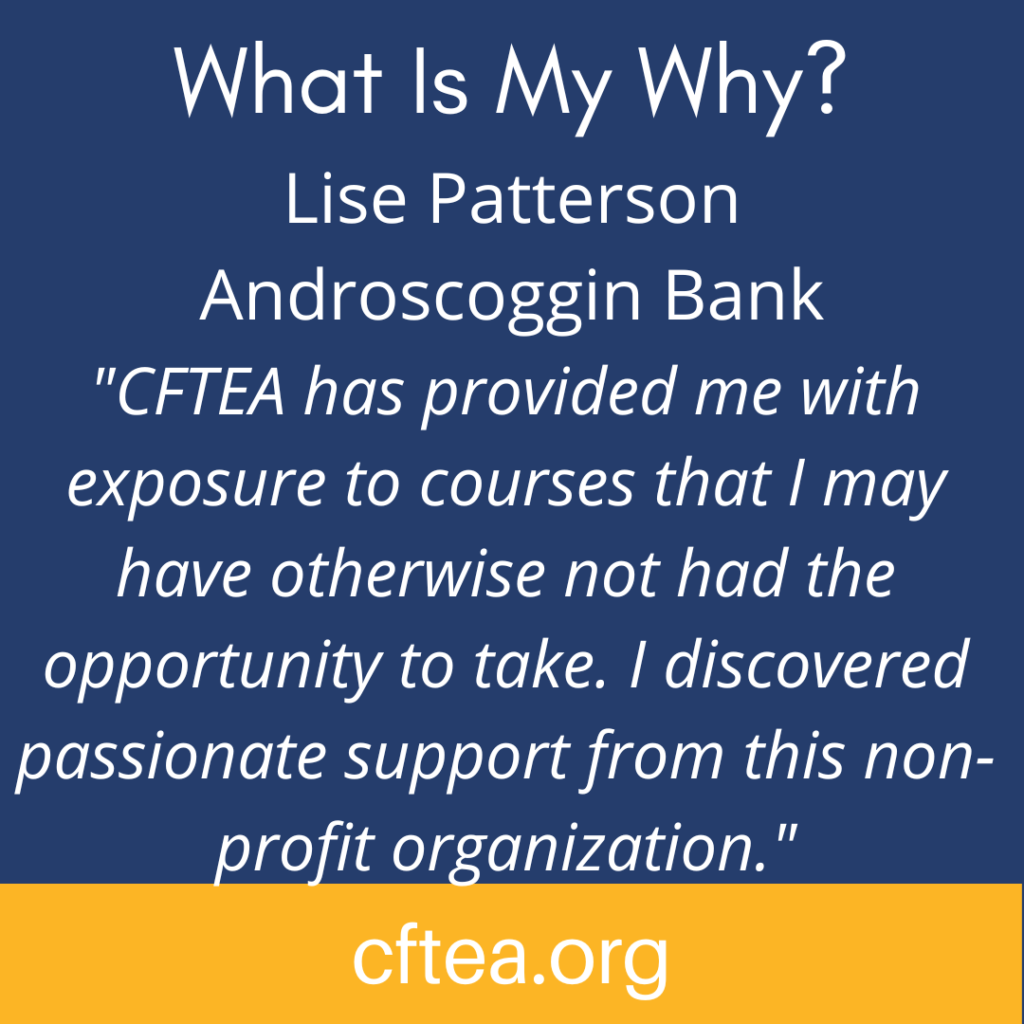 What Is My Why Lise Patterson CFTEA